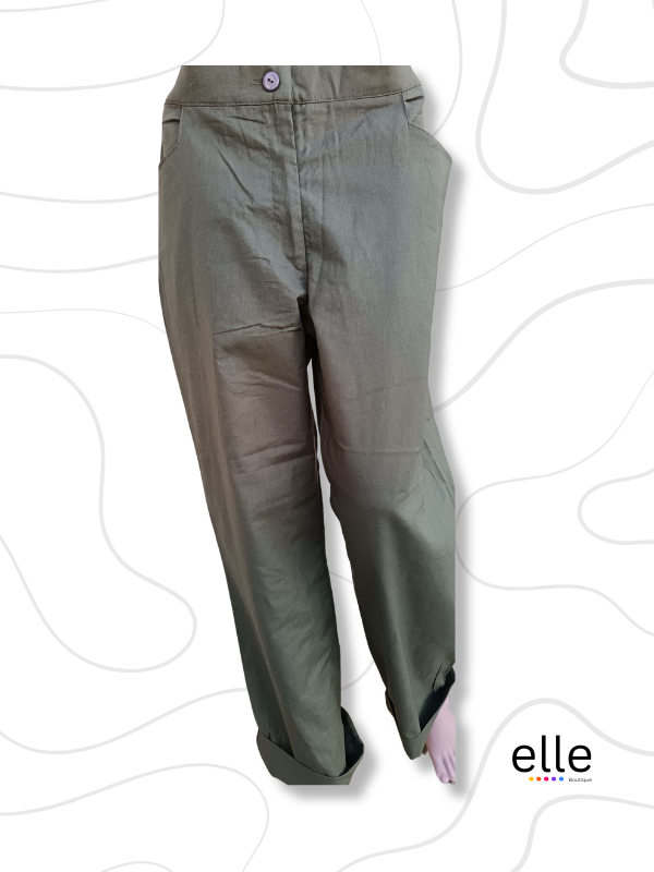 Olive Green Long Pants