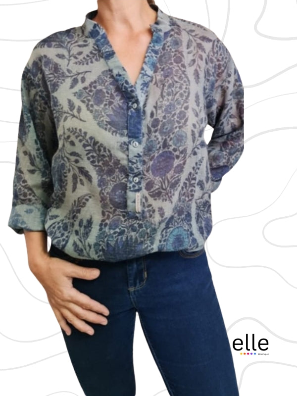 Sheer Paisley Shirt