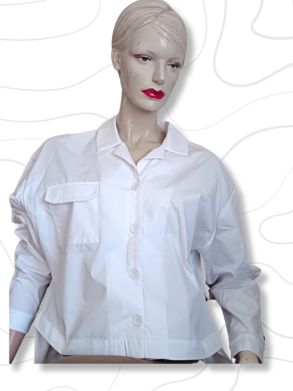 White Long sleeve Top