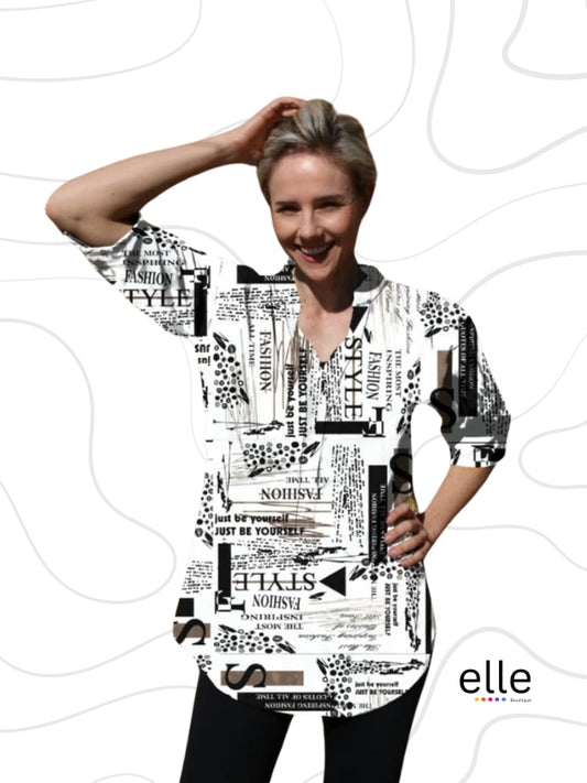 Fashion Text Top