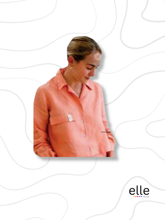 Orange Long Sleeve Top