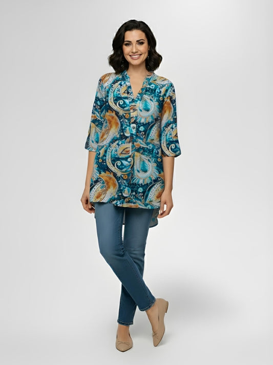Passionate Paisley Top