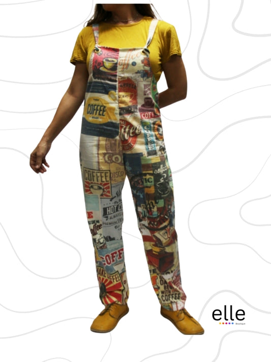 Vintage Coffee Dungaree