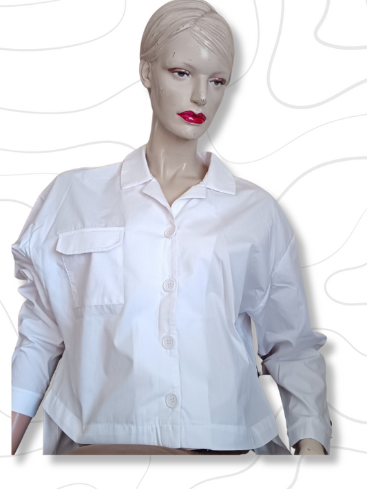 White Long sleeve Top